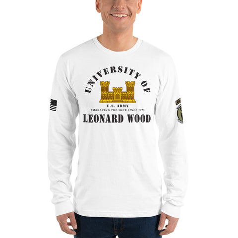 University of Leonard Wood Engineer Made In The USA Long sleeve t-shirt