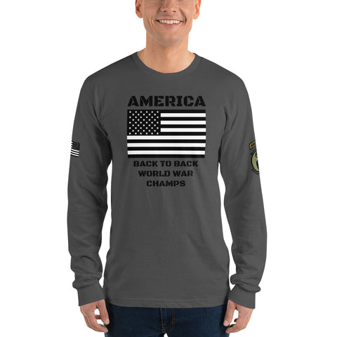 America World War Champs Made in the USA Long sleeve t-shirt